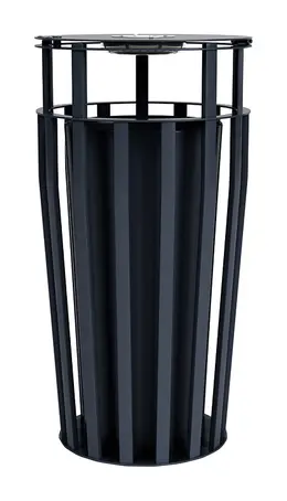 Outdoor Trash Can with Ashtray - Cortina