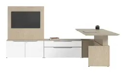 Adjustable Height L Shaped Desk - Nex