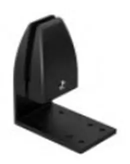 Black Under Edge Desk Mount Bracket Mount (Pair) - PL Laminate