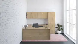 U Shaped Desk with Storage - Concept 400E