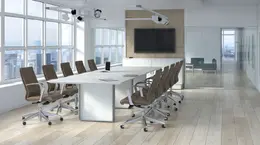 Rectangular Conference Table and Chair Set