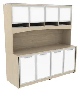 Credenza Storage Cabinet with Hutch - Potenza