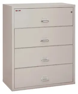 4 Drawer Lateral Fireproof File Cabinet  - 45" Wide - Classic