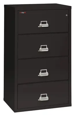 4 Drawer Lateral Fireproof File Cabinet - 32" Wide - Classic