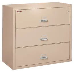 3 Drawer Lateral Fireproof File Cabinet - 45" Wide - Classic