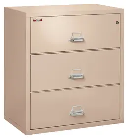 3 Drawer Lateral Fireproof File Cabinet - 38" Wide - Classic