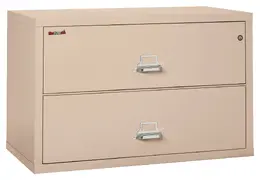 2 Drawer Lateral Fireproof File Cabinet - 45" Wide - Classic