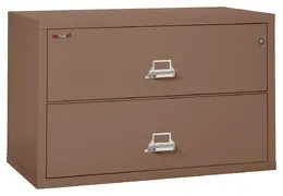 2 Drawer Lateral Fireproof File Cabinet - 45" Wide - Classic