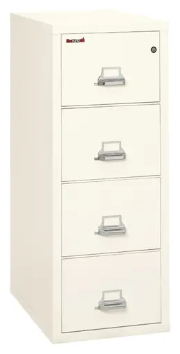 4 Drawer Vertical Fireproof File Cabinet - 18" Wide - Classic