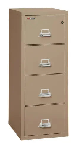 4 Drawer Fireproof File Cabinet - Legal Size - FireKing 25