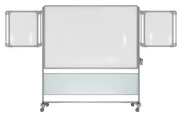 Rolling Whiteboard for Classroom - 132" x 76" - Nexus