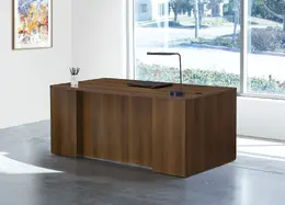 Rectangular Desk with Drawers - Napa