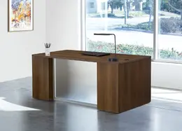 Rectangular Desk with Drawers - Napa