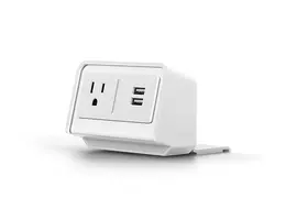 FlexCharge 3 - Desk AC & USB Power Module - White