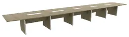 Large Boat Shaped Conference Table - Potenza