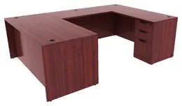 U Shaped Office Desk - PL Laminate