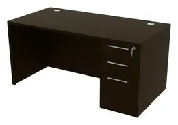 Rectangular Desk with Drawers - Potenza