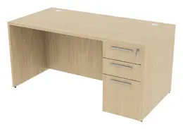 Rectangular Desk with Drawers - Potenza