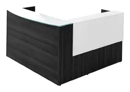 Modern L Shaped Reception Desk - Potenza