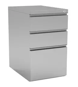 3 Drawer Metal Pedestal