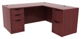 L Shaped Office Desk - PL Laminate