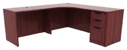 L Shaped Office Desk - PL Laminate