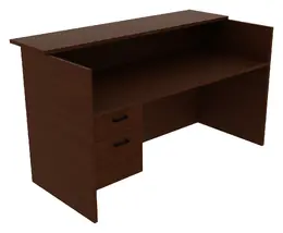 Modern Reception Desk - Amber