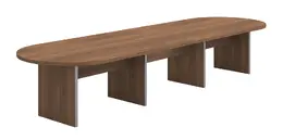 Racetrack Conference Table - Amber