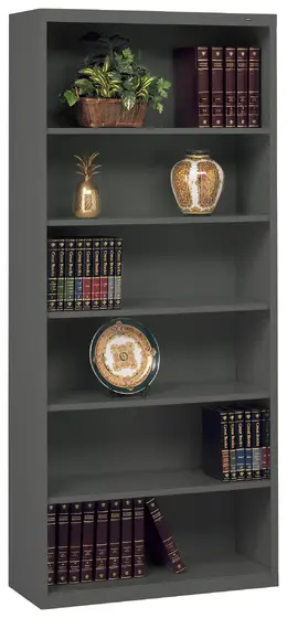 6 Shelf Bookcase - 13.5" Deep - Standard