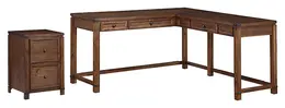 Home Office Desk with File Cabinet - Baton Rouge