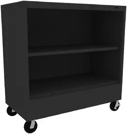 2 Shelf Bookcase on Wheels - Standard