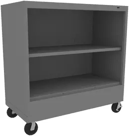 2 Shelf Bookcase on Wheels - Standard