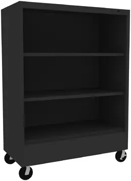 3 Shelf Bookcase on Wheels - Standard