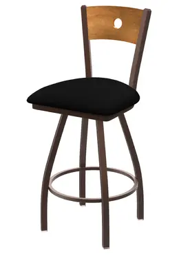 Barstool with Wood Back - Voltaire