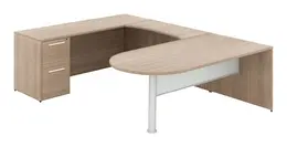 U Shaped Peninsula Desk - Potenza