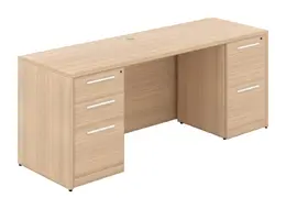 Credenza Desk with Drawers - Potenza