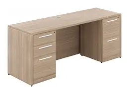 Credenza Desk with Drawers - Potenza