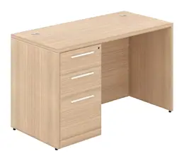 Small Pedestal Desk with Drawers - Potenza