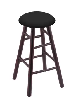 Wood Bar Stool - Round Cushion