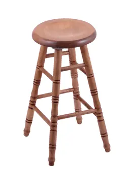 Wood Bar Stool - Saddle Dish