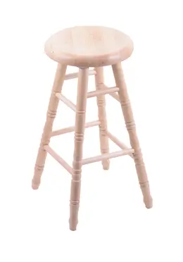 Wood Bar Stool - Saddle Dish