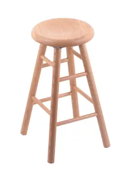 Wood Bar Stool - Saddle Dish