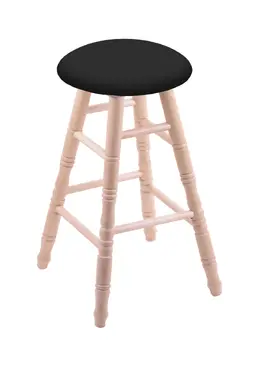 Wood Bar Stool - XL Round Cushion
