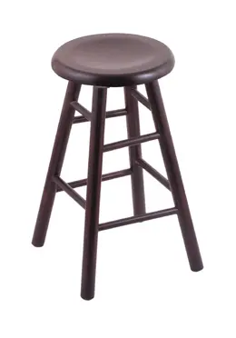 Wood Bar Stool - XL Saddle Dish