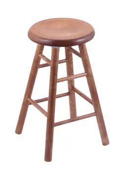 Wood Bar Stool - XL Saddle Dish