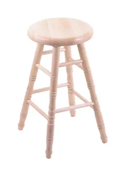 Wood Bar Stool - XL Saddle Dish