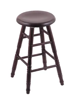 Wood Bar Stool - XL Saddle Dish