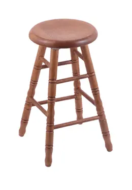 Wood Bar Stool - XL Saddle Dish