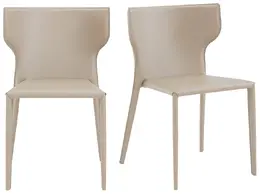 European Stacking Side Chairs - Set of 2 - Divinia