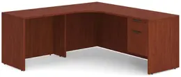 Corner Office Desk with Storage - PL Laminate
